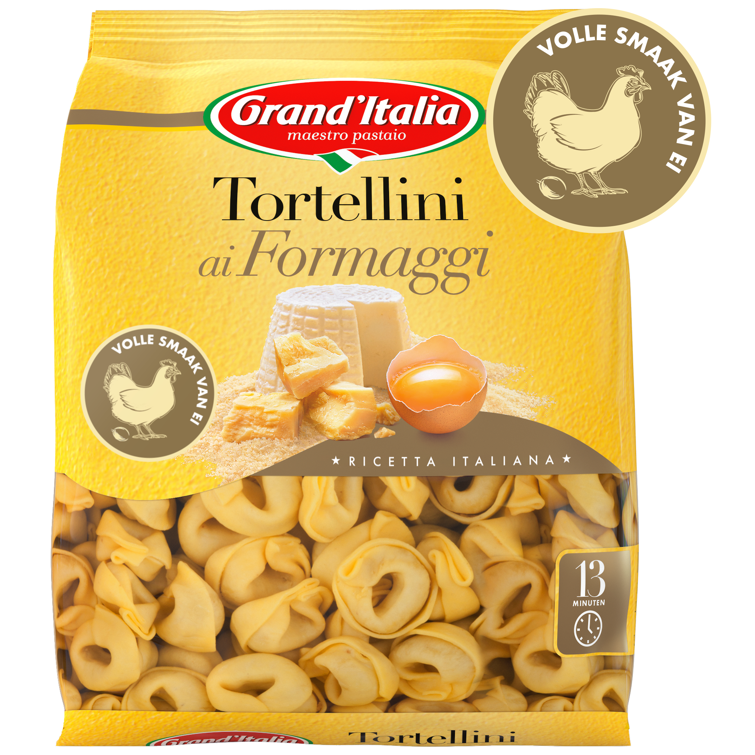Pasta Tortellini ai Formaggi 440g claim Grand'Italia